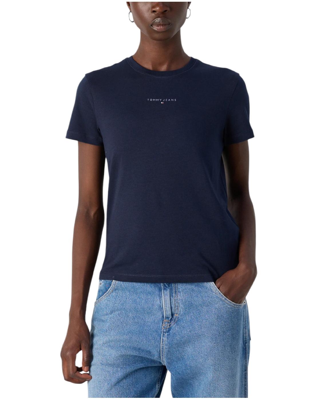 Camiseta Reg Linear Tommy Jeans