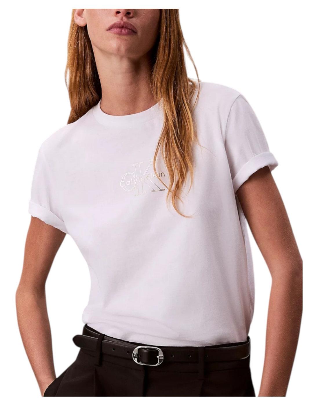 Camiseta Classic Foil Monologo Calvin Klein