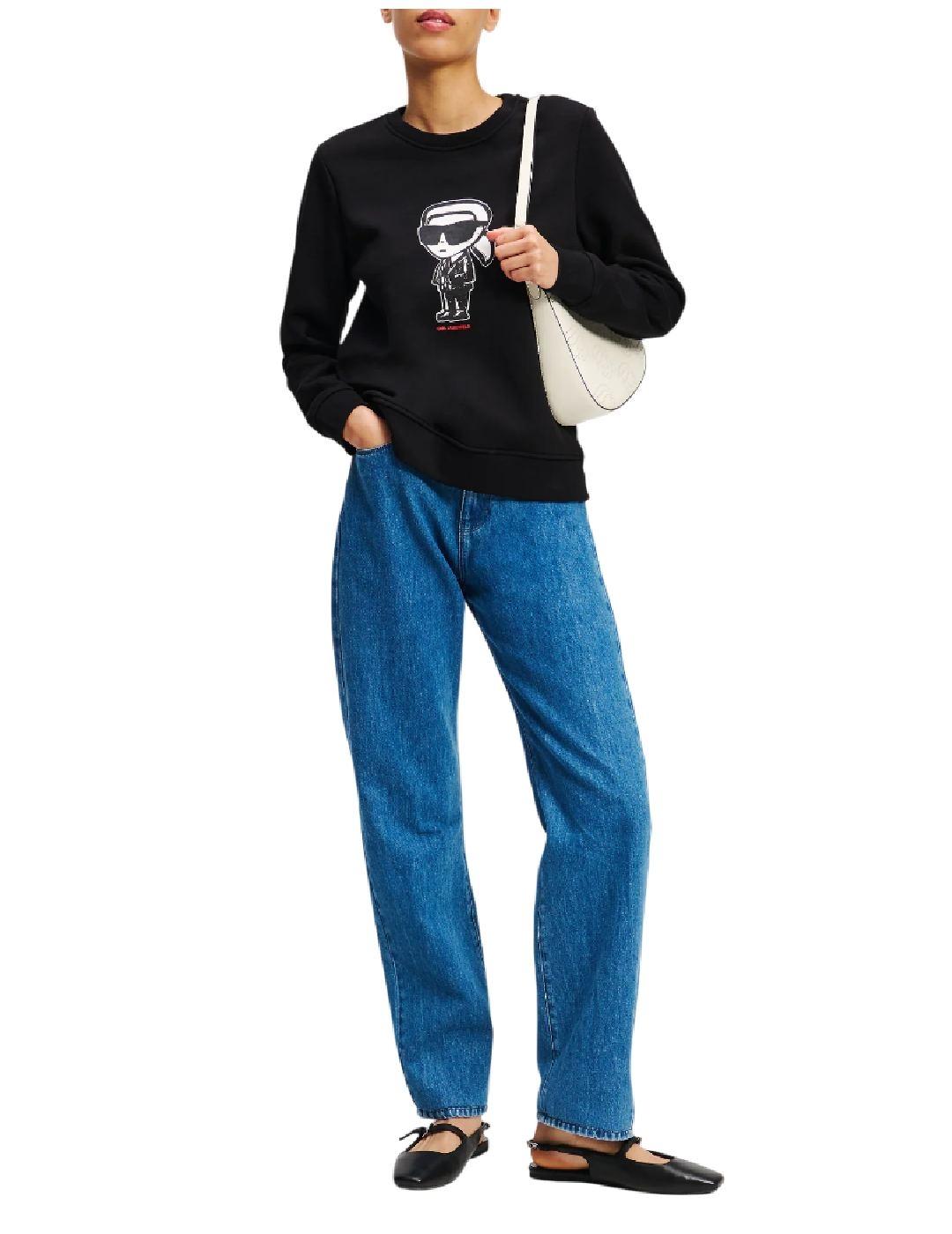 Sudadera ikon sketch Karl Lagerfeld