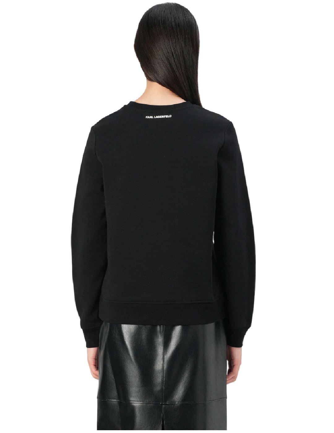 Sudadera ikon sketch duo Karl Lagerfeld