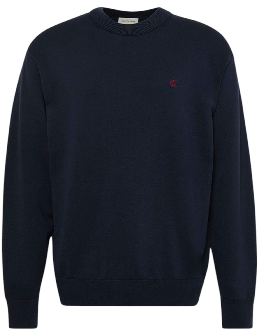 Jersey Cotton Crewnk Calvin Klein