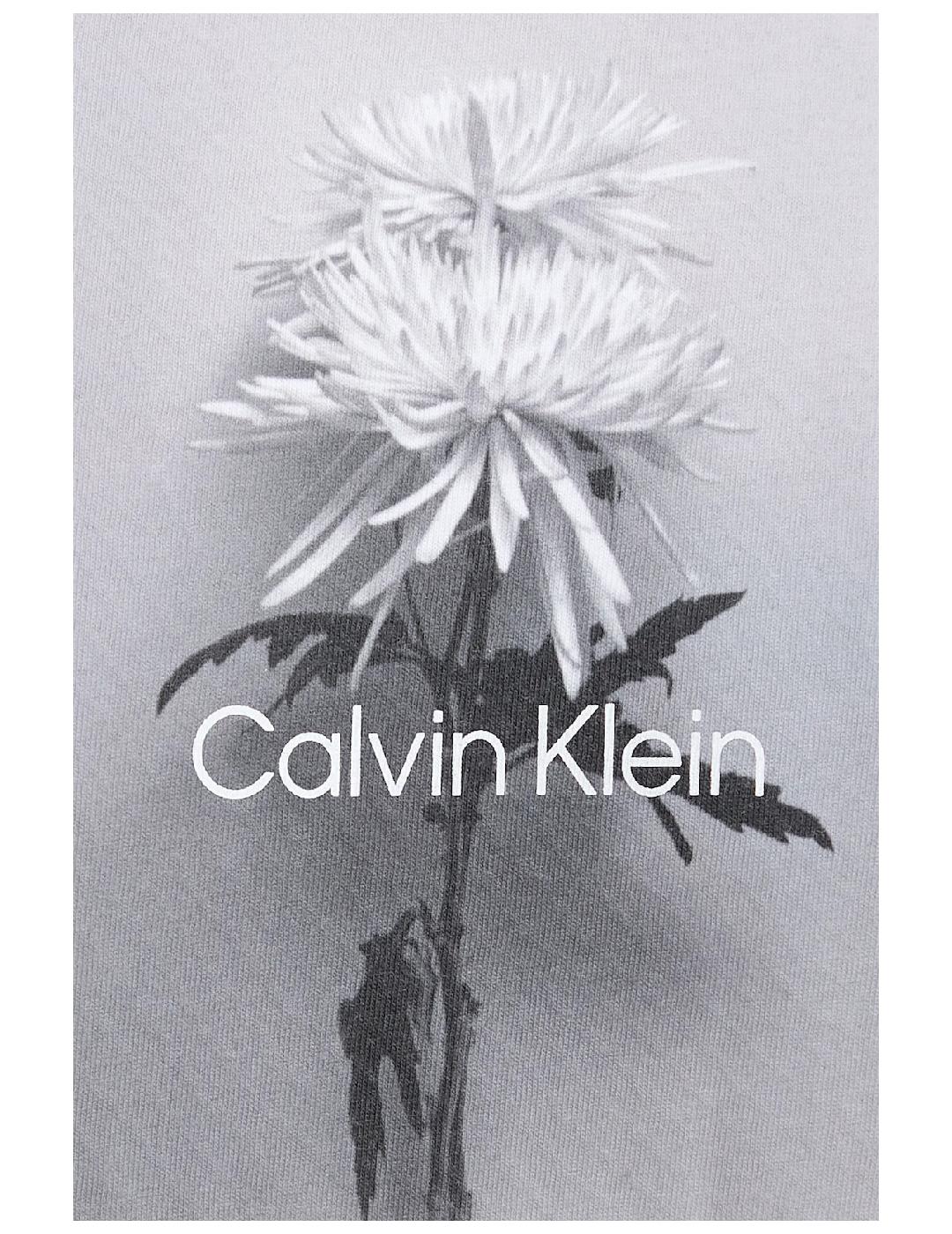 Camiseta boxed flower boxy Calvin Klein