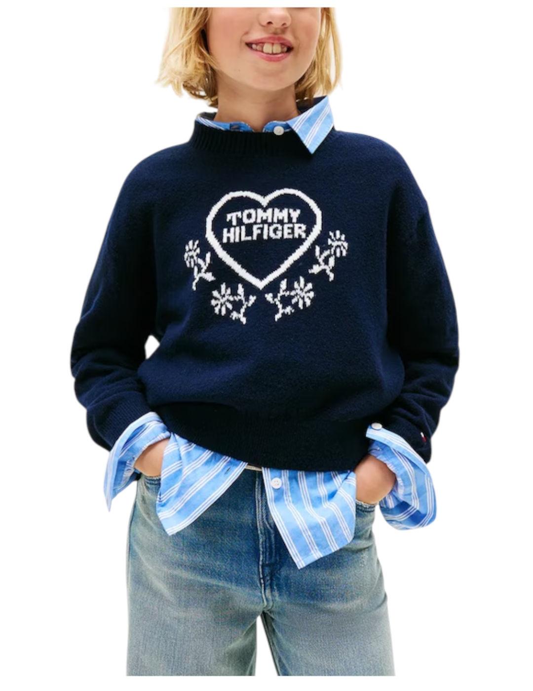 Jersey Heart Jacquard Tommy Hilfiger