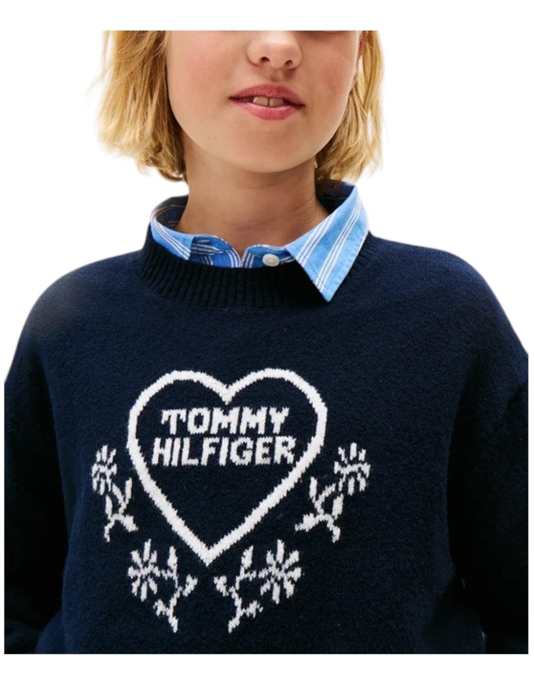 Jersey Heart Jacquard Tommy Hilfiger