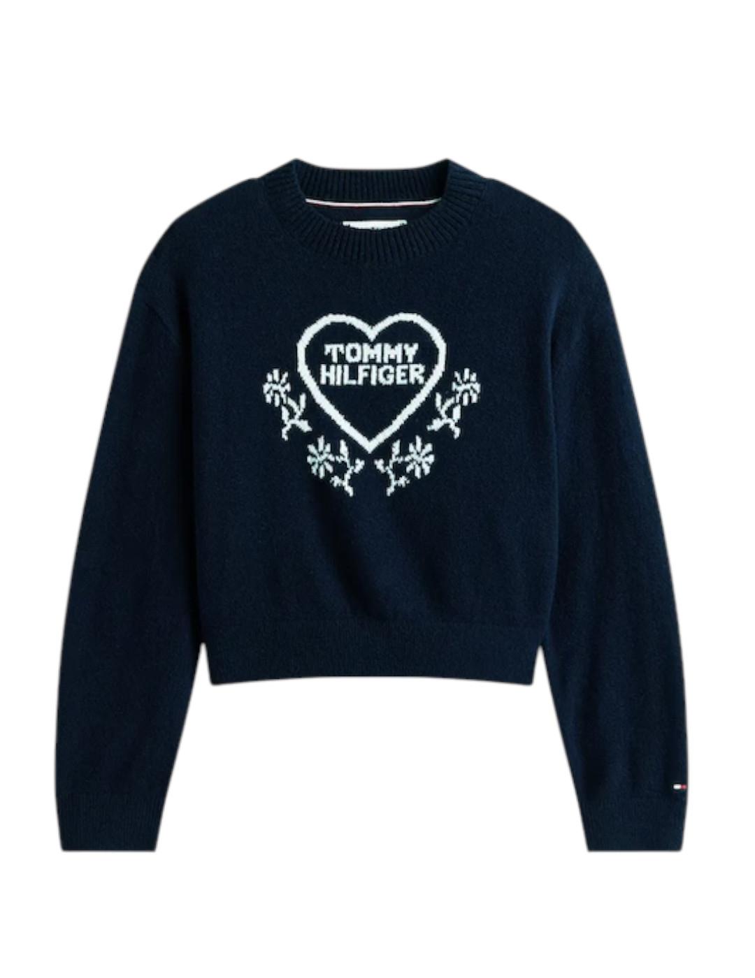 Jersey Heart Jacquard Tommy Hilfiger