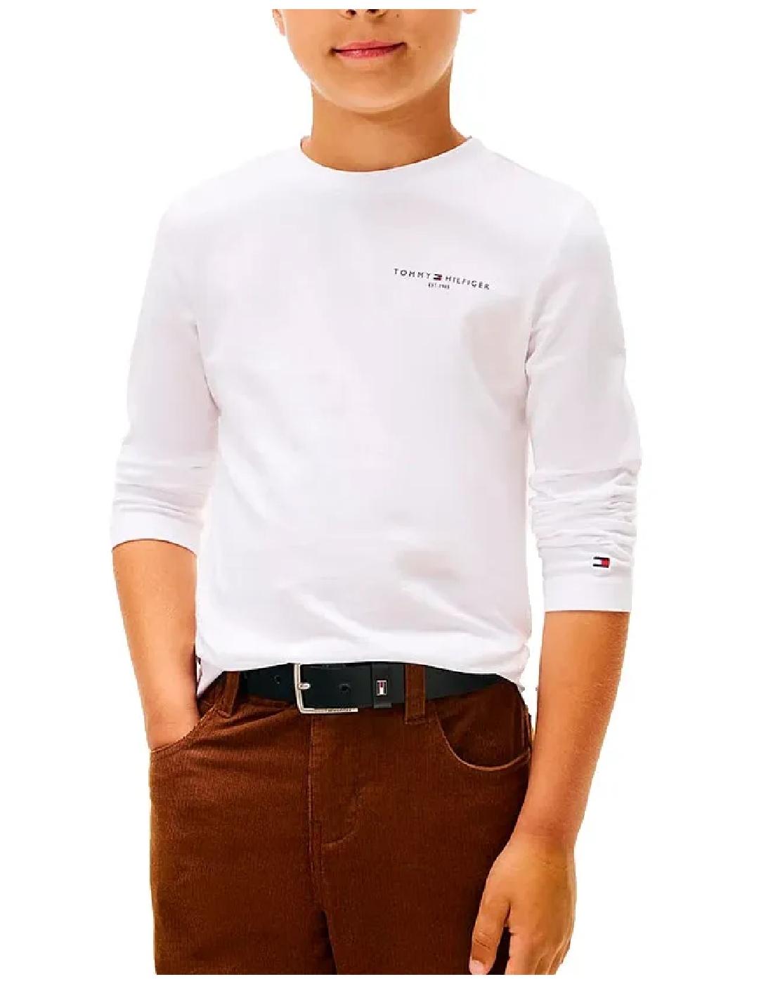 Camiseta Mini Corp White Tommy Hilfiger