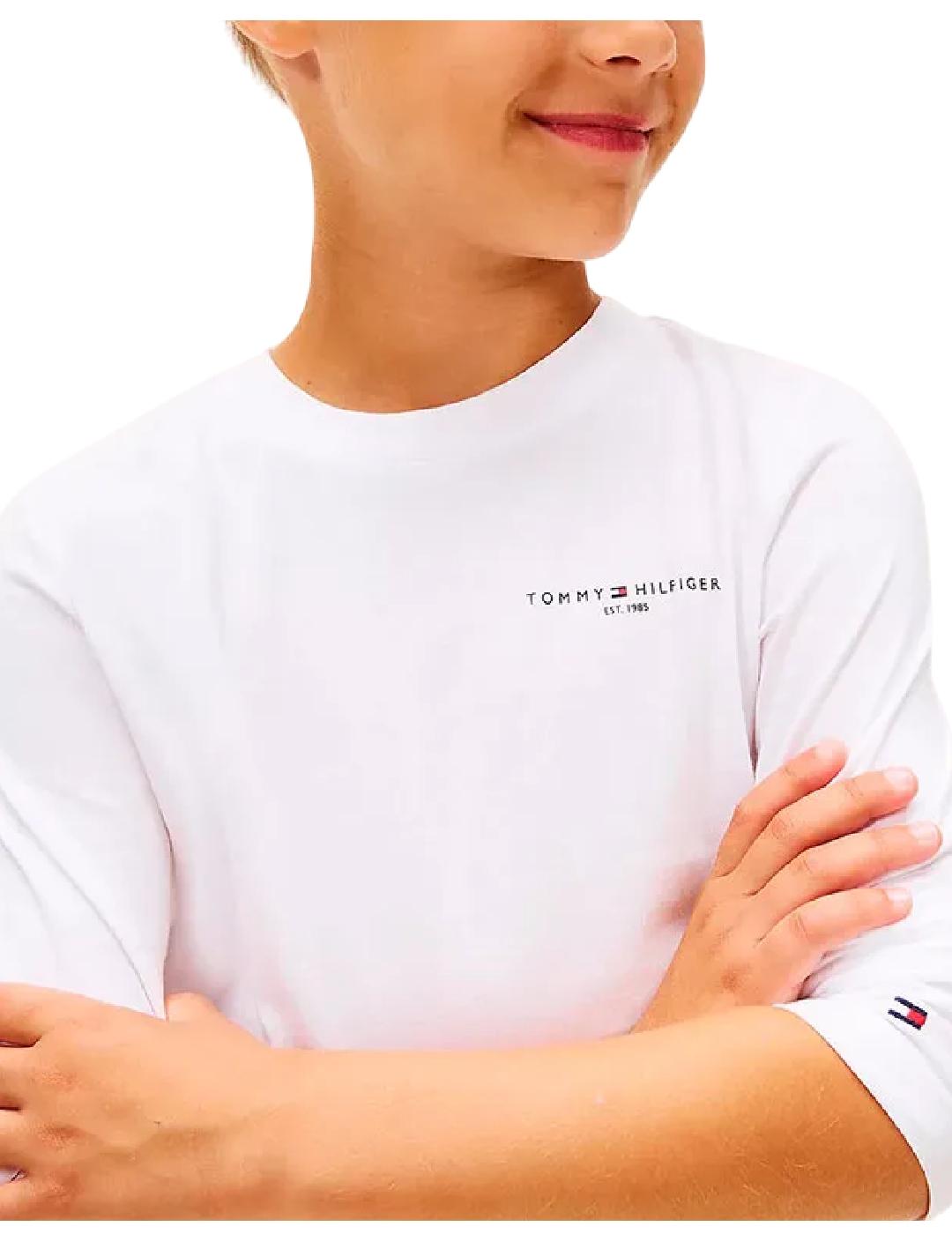 Camiseta Mini Corp White Tommy Hilfiger
