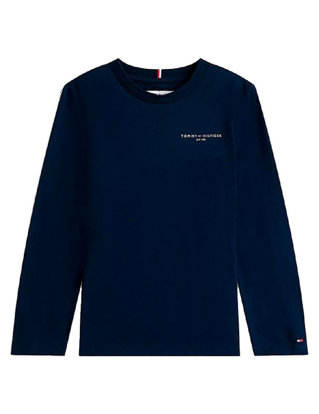 Camiseta Mini Corp Navy Tommy Hilfiger