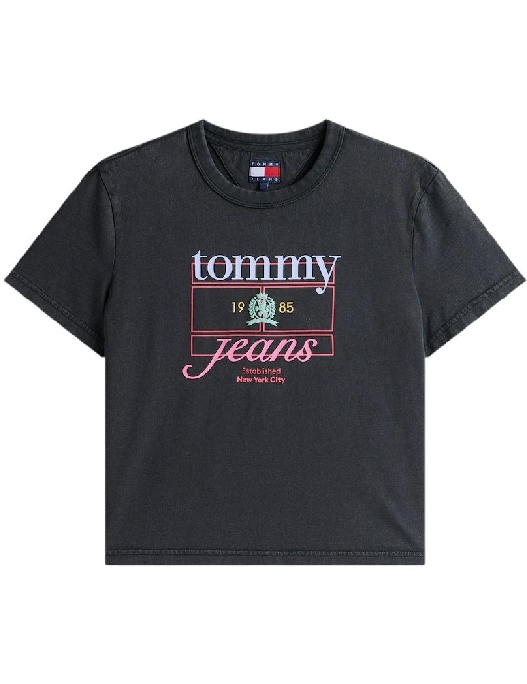 Camiseta Crest Flag Tommy Jeans