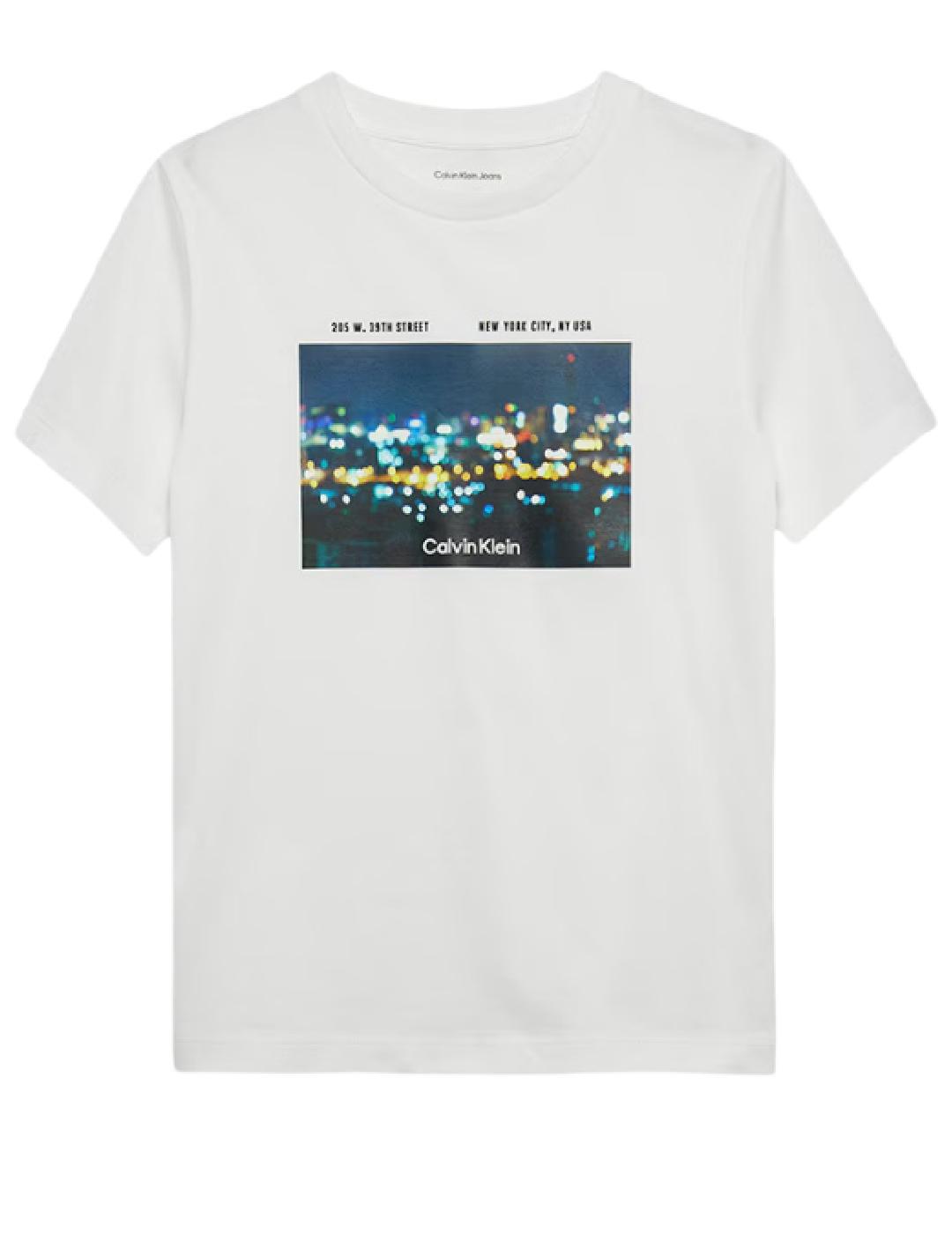 Camiseta Photo Print Calvin Klein
