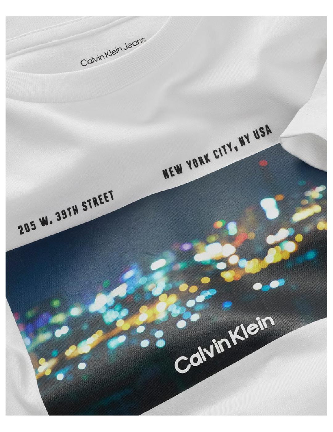 Camiseta Photo Print Calvin Klein