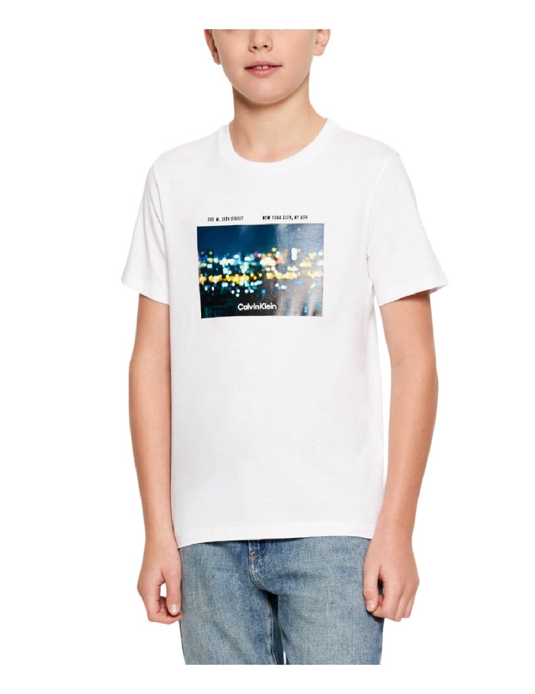 Camiseta Photo Print Calvin Klein