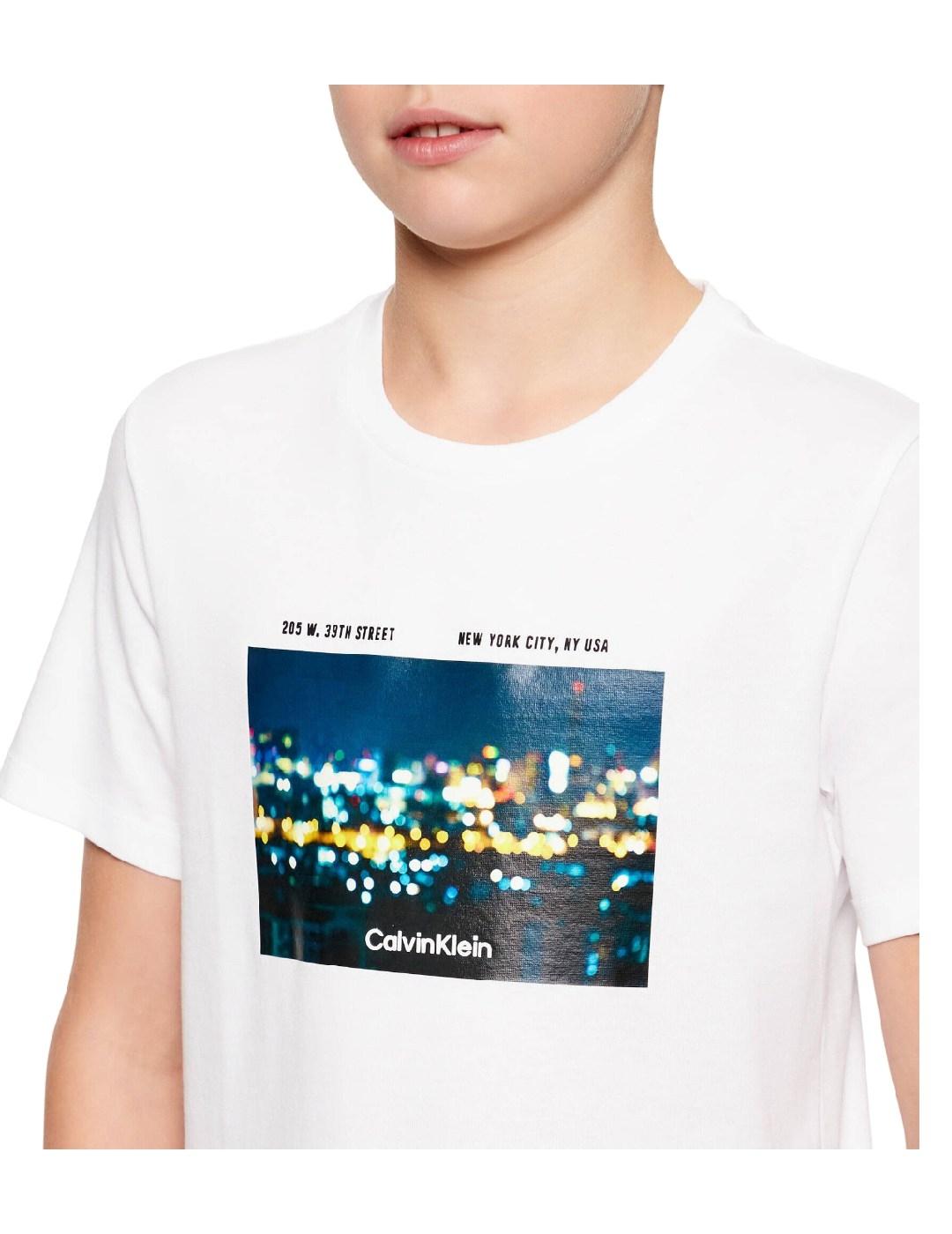 Camiseta Photo Print Calvin Klein