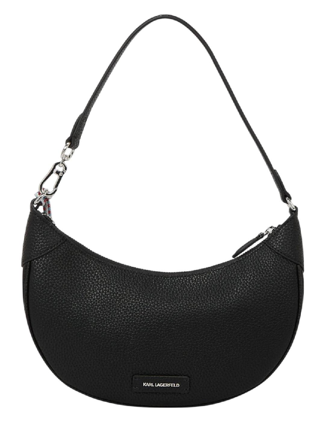 Bolso Ikon pebble half moon Karl Lagerfeld