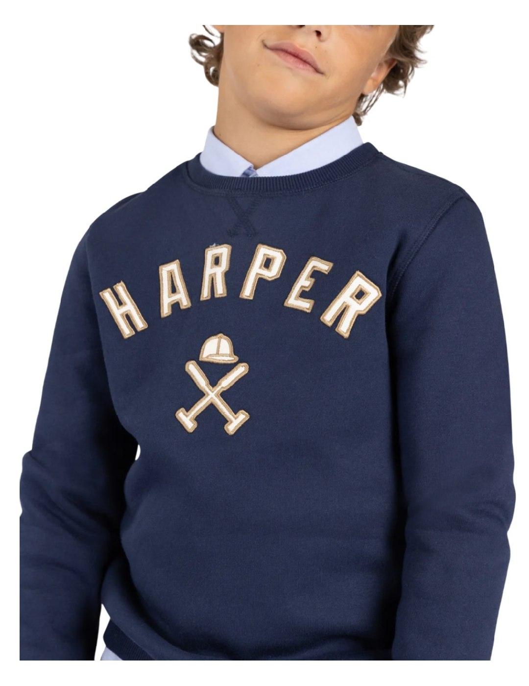 Sudadera New England Navy Harper&Neyer
