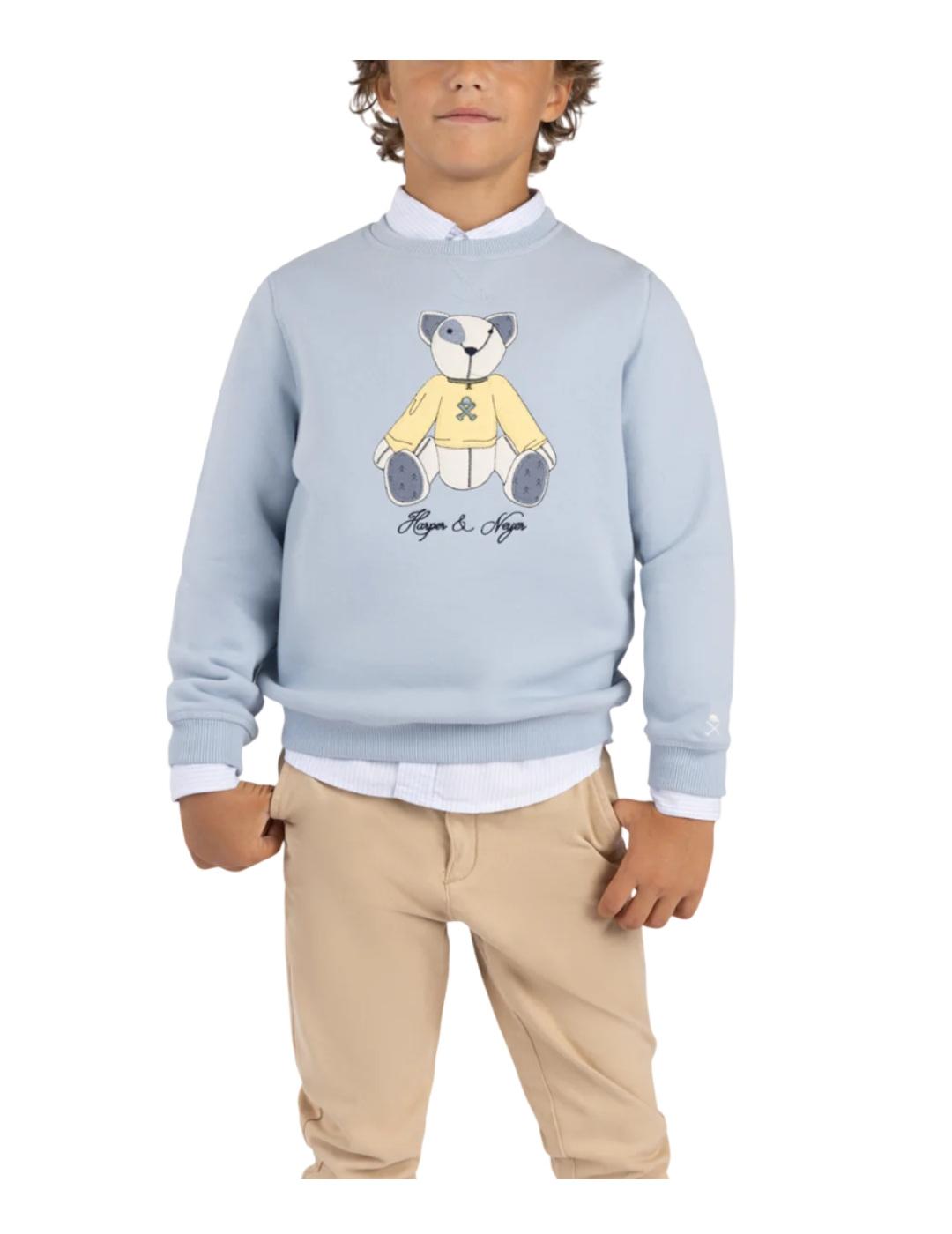 Sudadera Teddy Blue Harper&Neyer