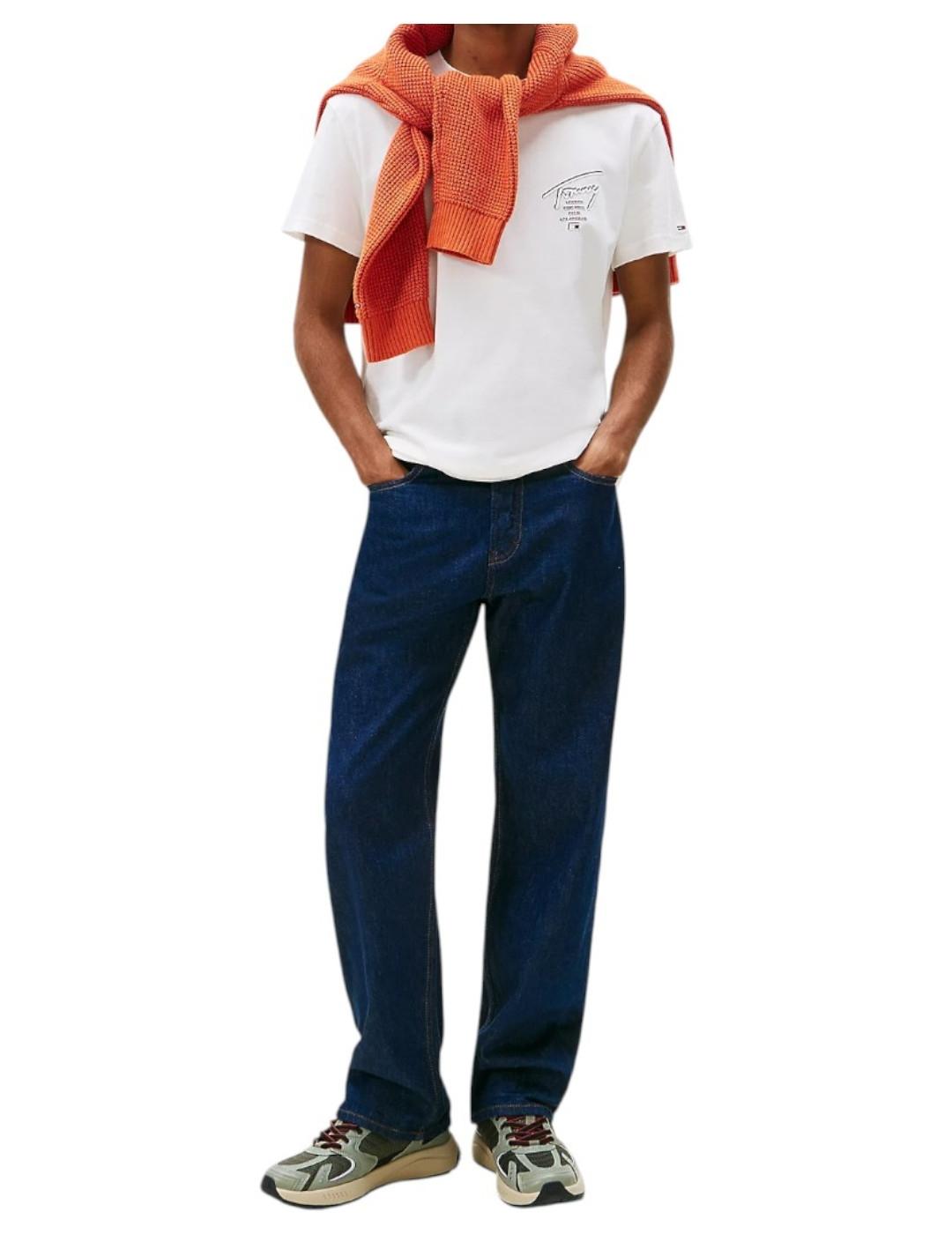 Camiseta Reg Sign City Tommy Jeans