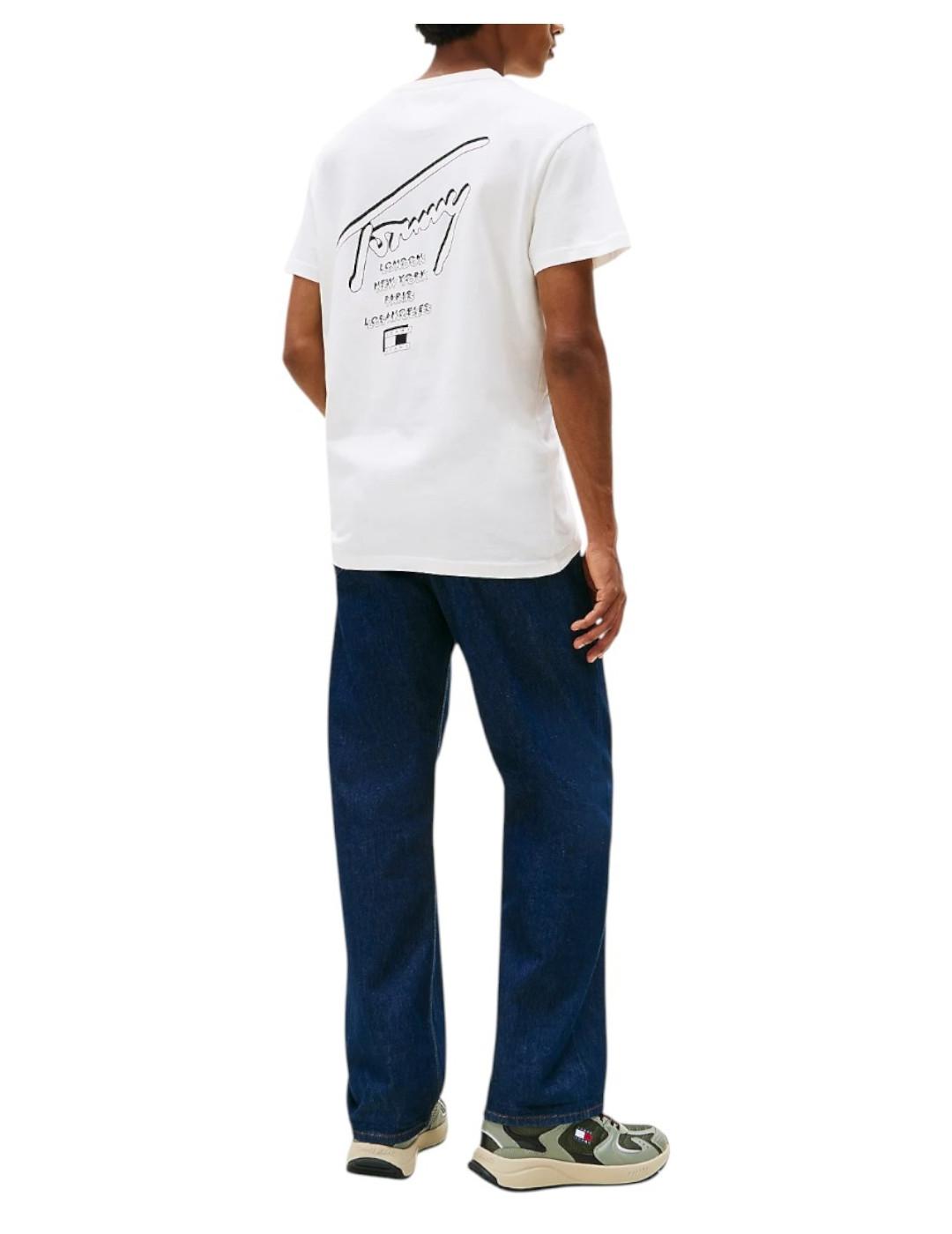 Camiseta Reg Sign City Tommy Jeans