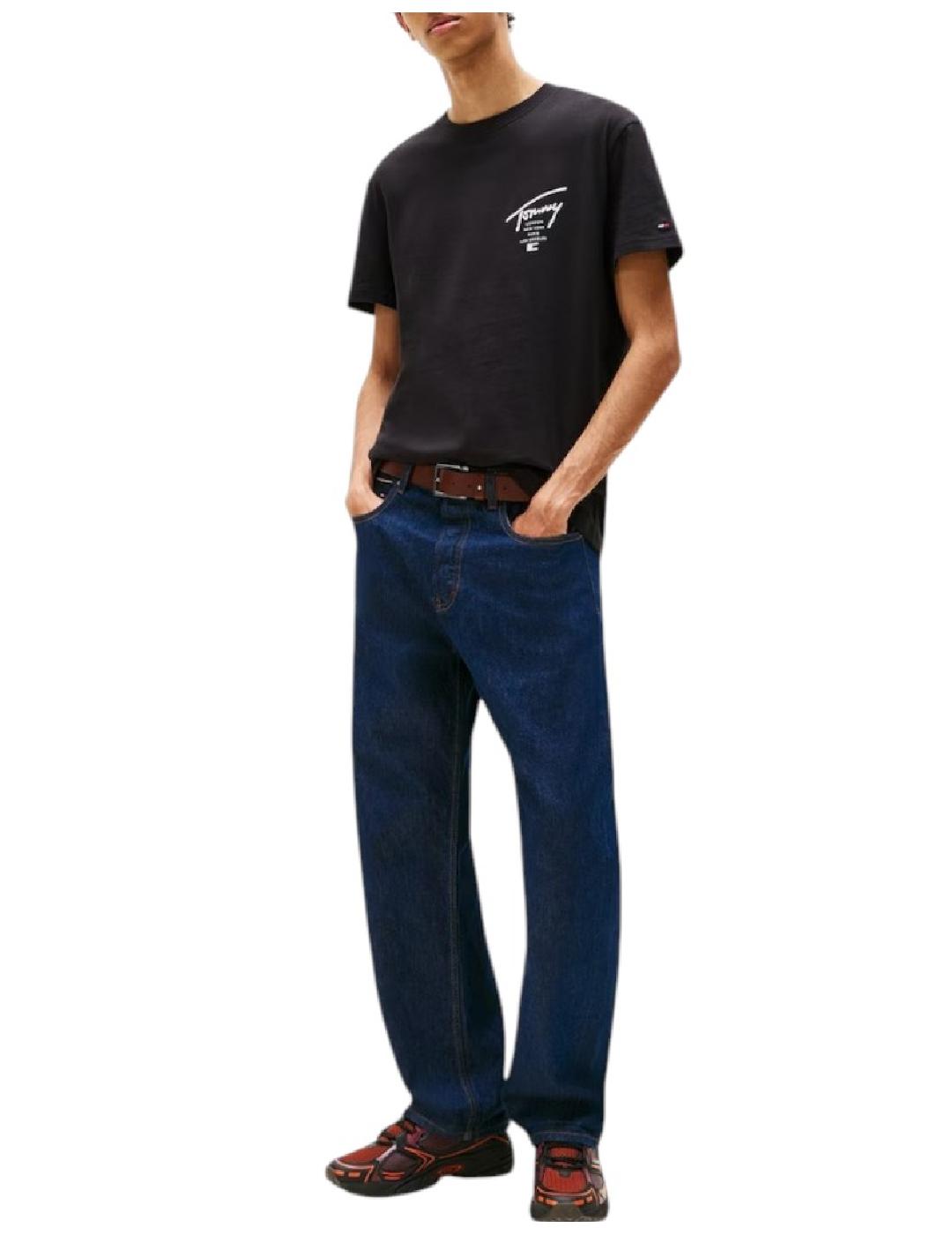 Camiseta Reg Sign City Tommy Jeans