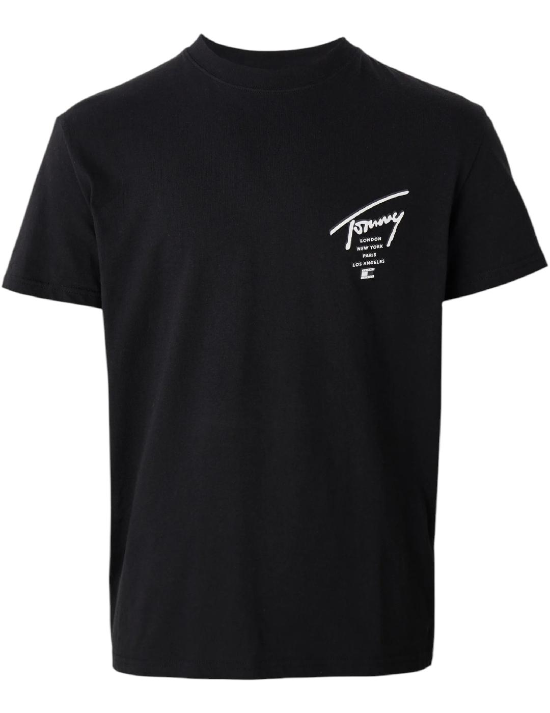 Camiseta Reg Sign City Tommy Jeans