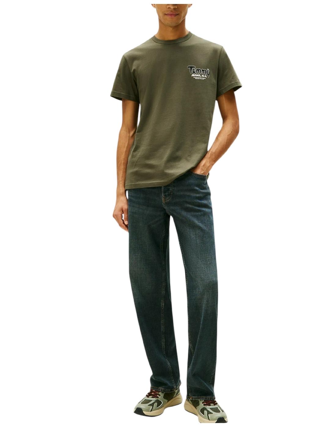 Camiseta Slim Font Play Tommy Jeans