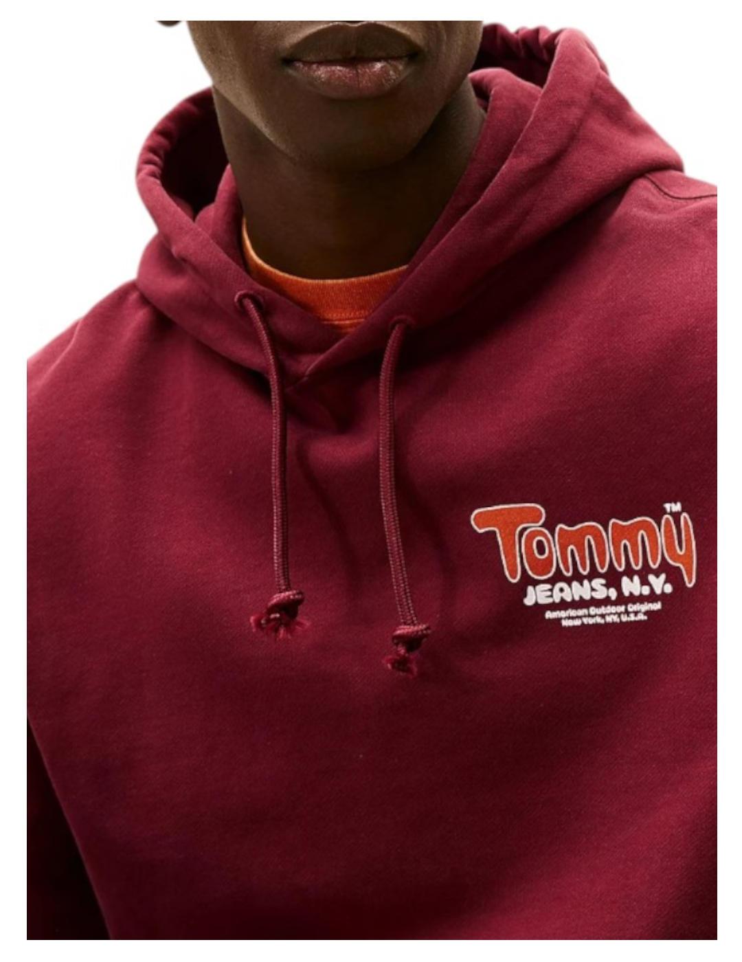 Sudadera Reg Font Play Tommy Jeans