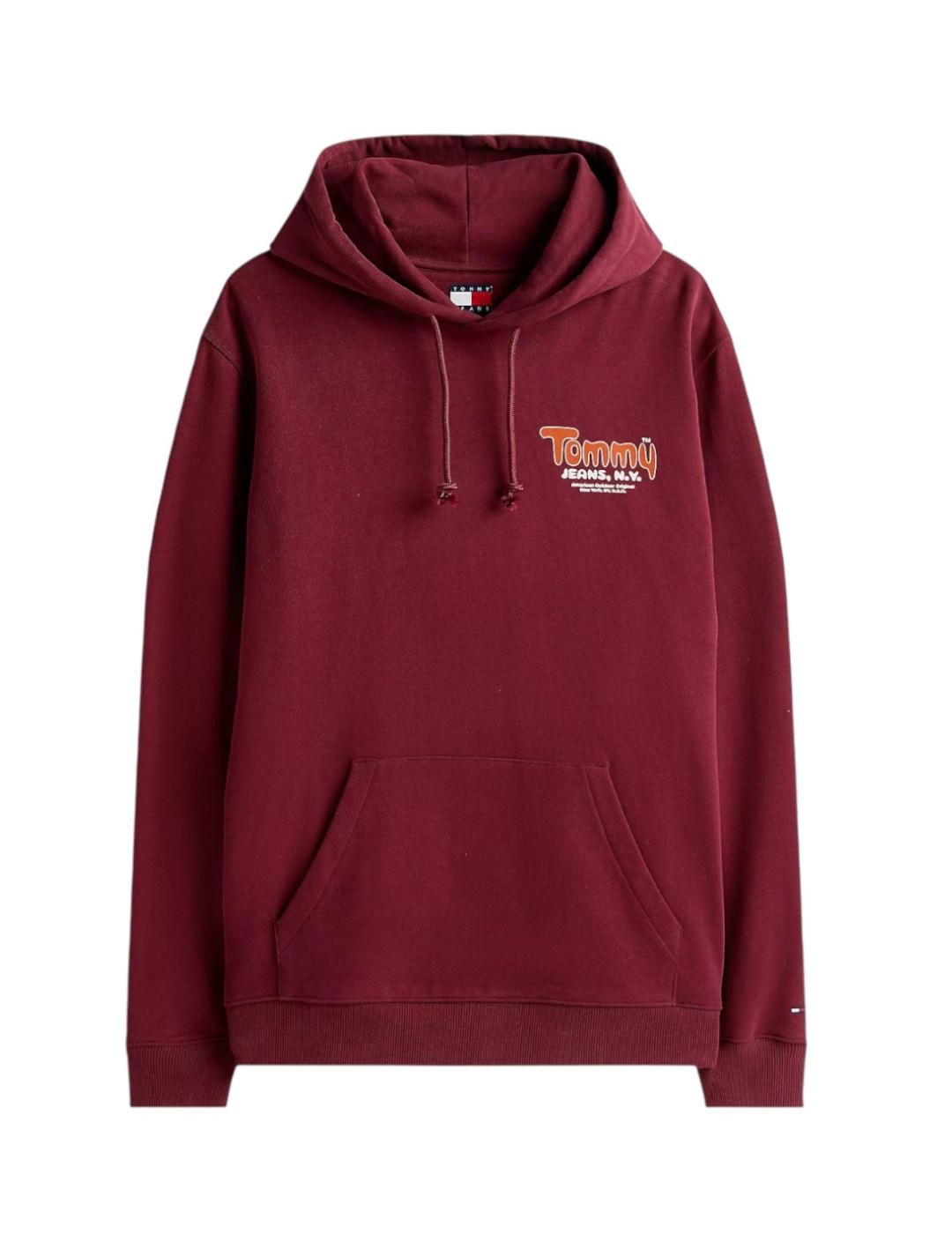 Sudadera Reg Font Play Tommy Jeans