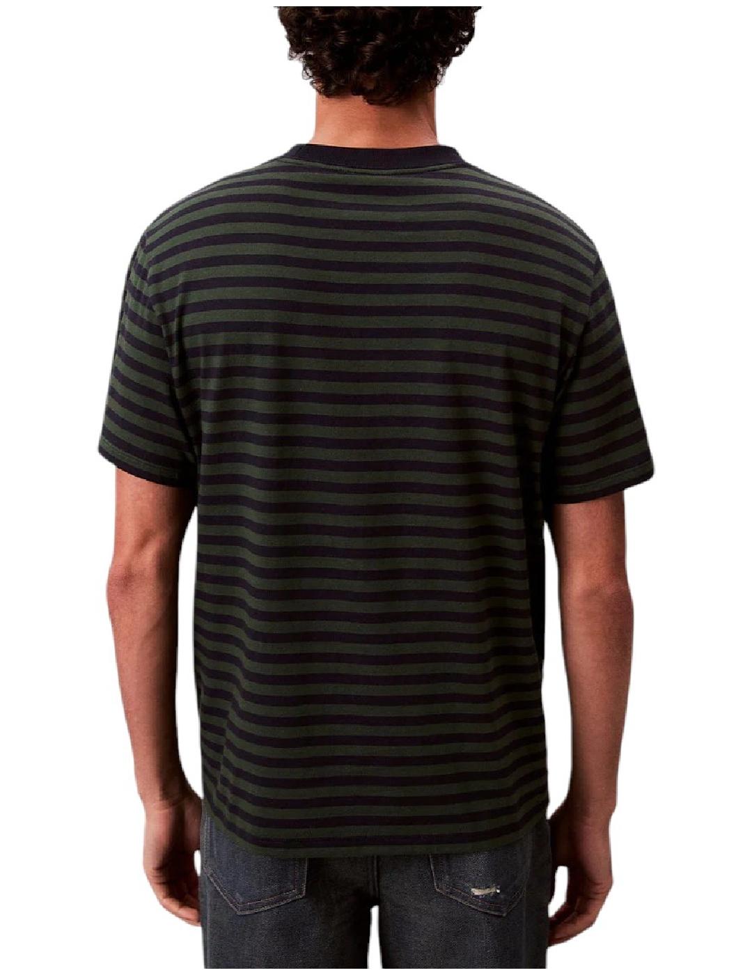 Camiseta 20S stripe Calvin Klein