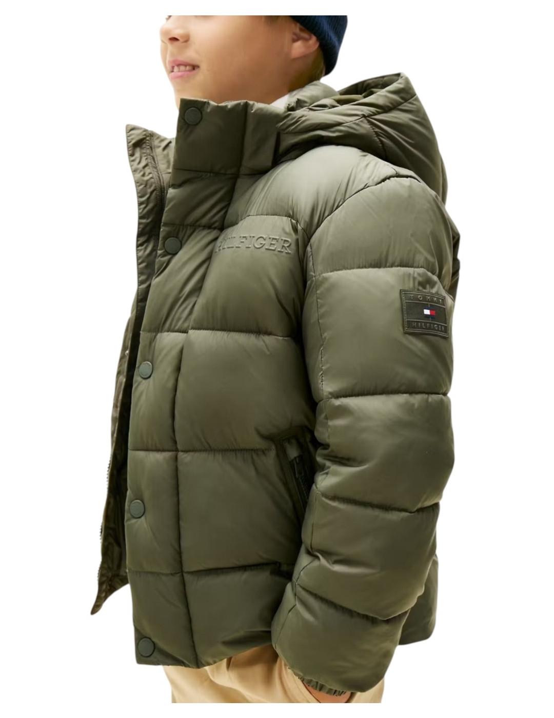 Chaqueta Matt and Shine Green Tommy Hilfiger