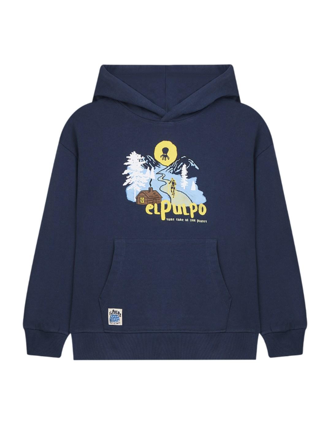 Sudadera Overside Marine El Pulpo