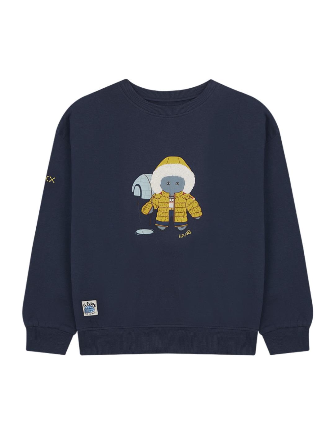 Sudadera Esquimal Marino El Pulpo