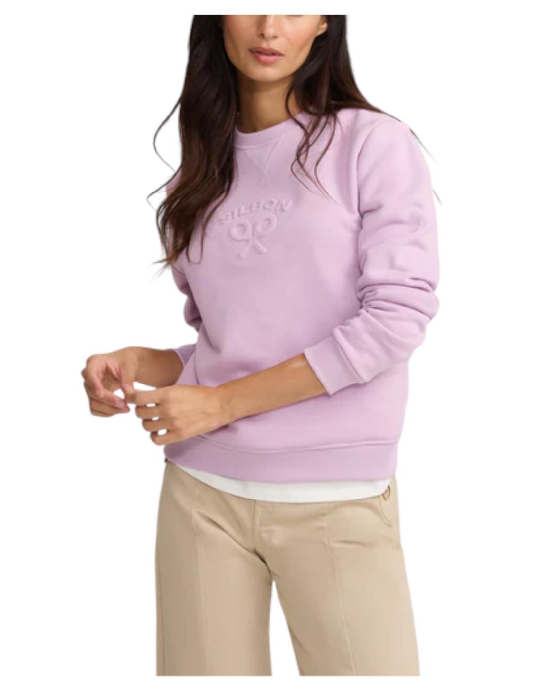 Sudadera Malva Silbon