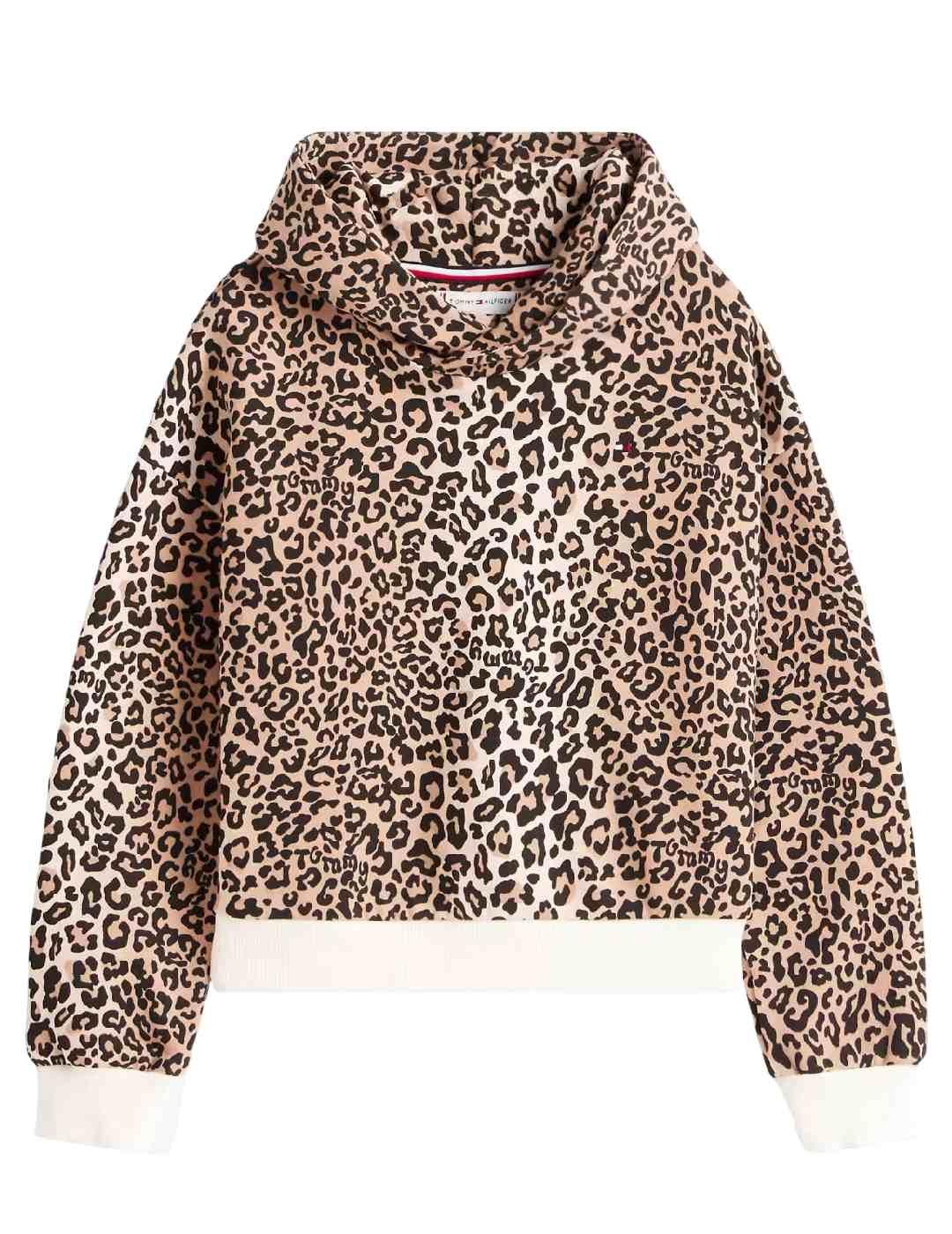 Sudadera Leopard Tommy Hilfiger