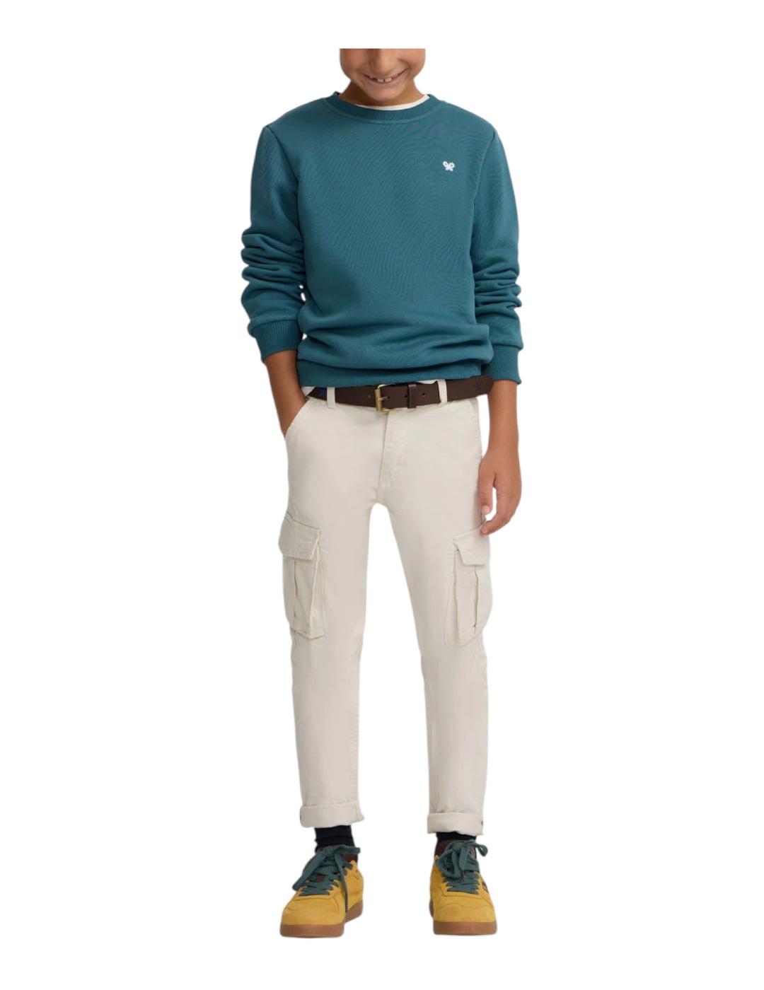 Sudadera Petits Verde Silbon