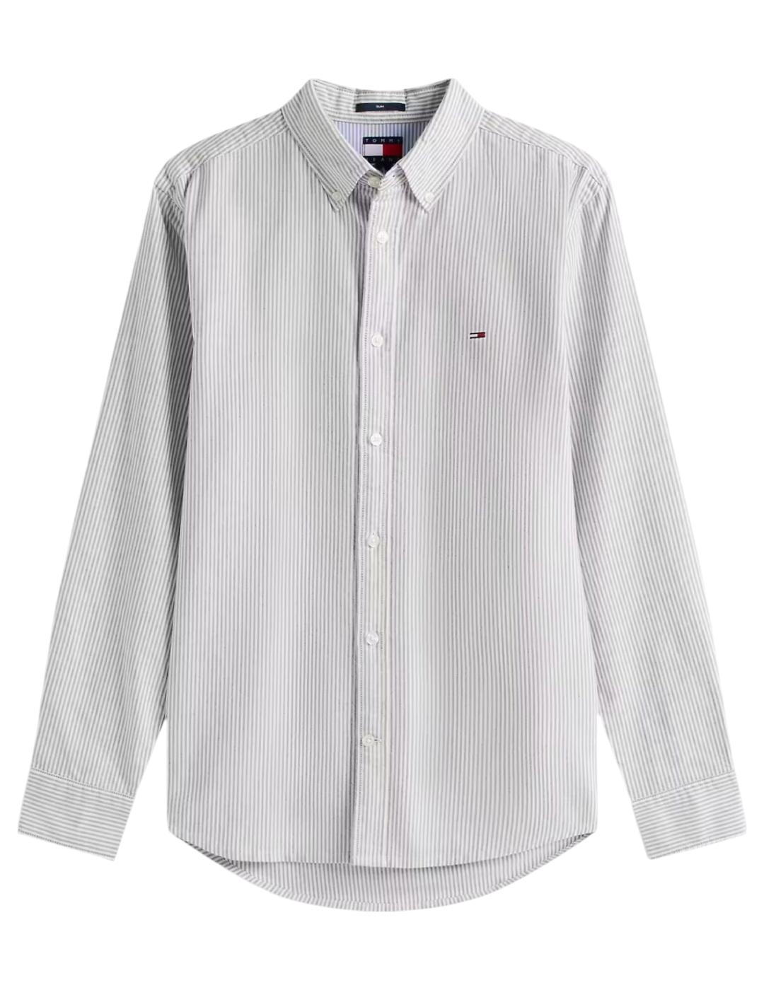 Camisa Tjm Slim Stripe Tommy Jeans