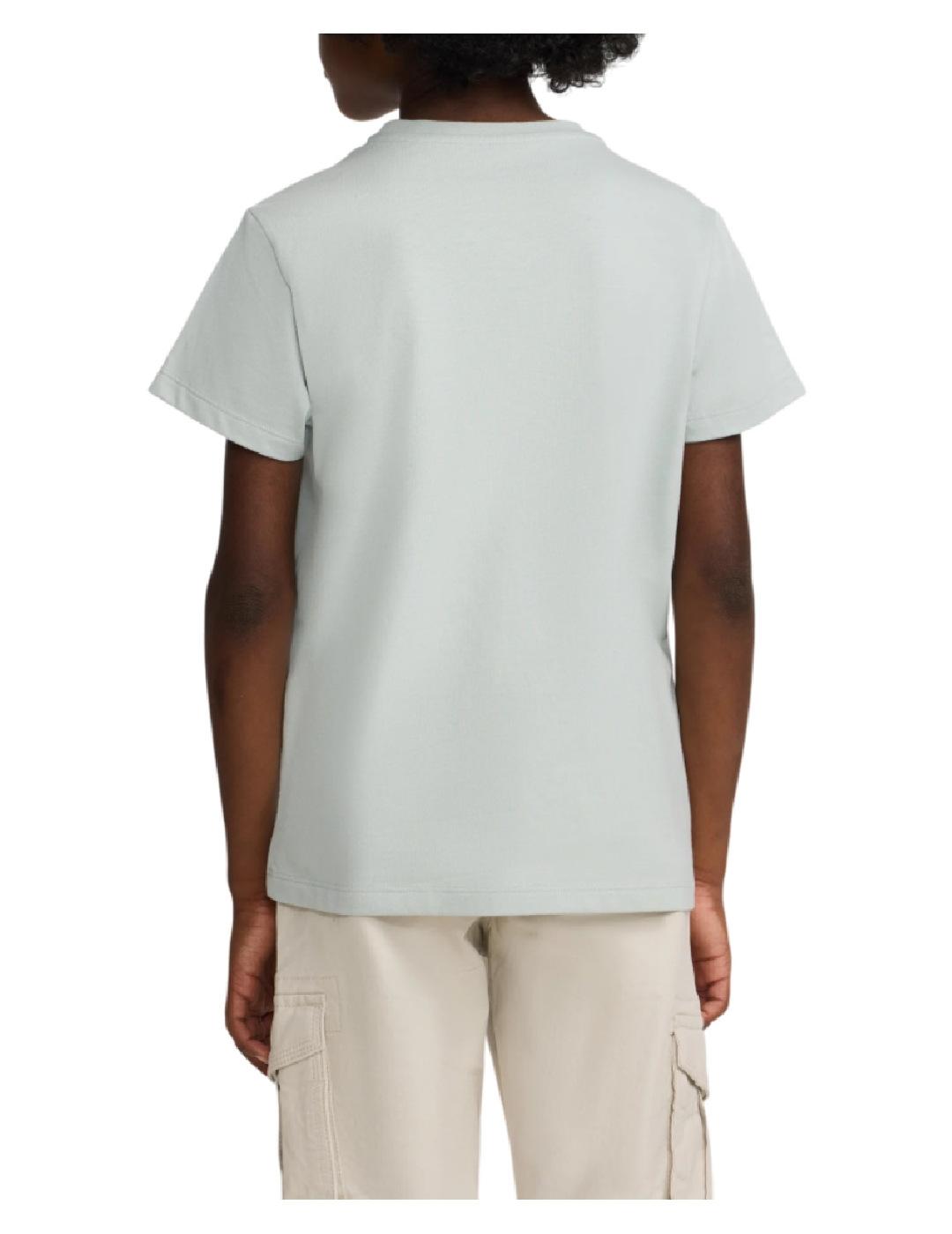 Camiseta Raqueta Multicolor Blanca Silbon