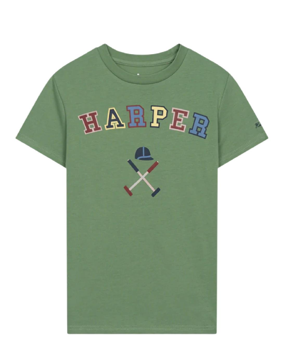 Camiseta Retro Verde Harper&Neyer