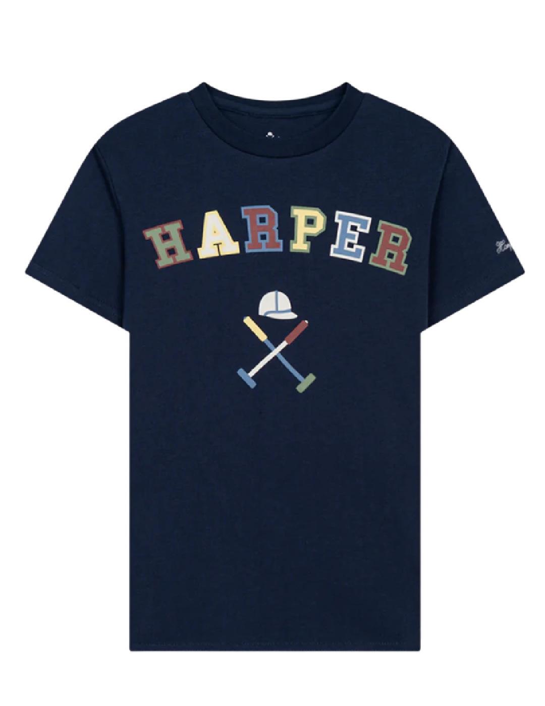 Camiseta Retro Azul Harper&Neyer