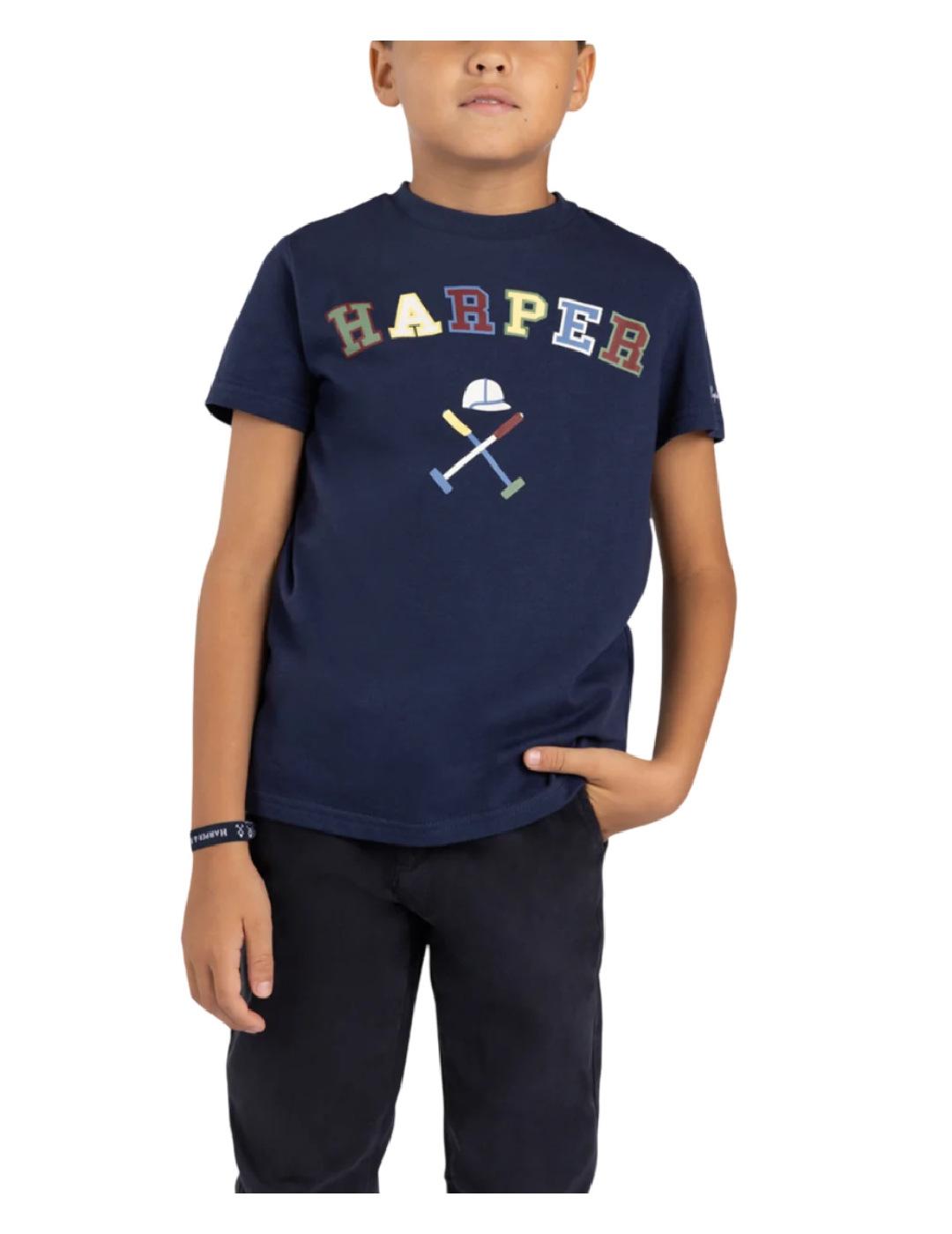 Camiseta Retro Azul Harper&Neyer