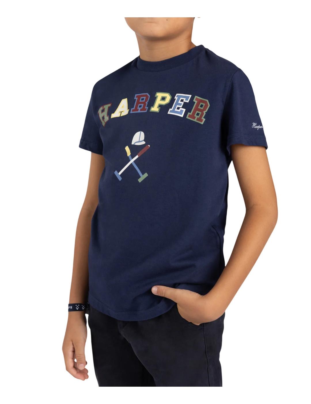 Camiseta Retro Azul Harper&Neyer