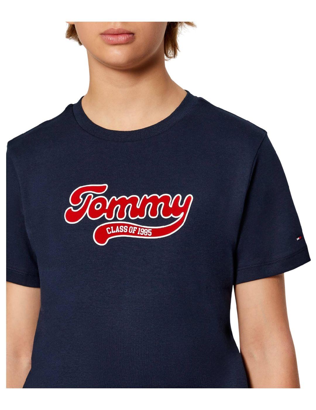 Camiseta Varity Interlock Azul Tommy Hilfiger