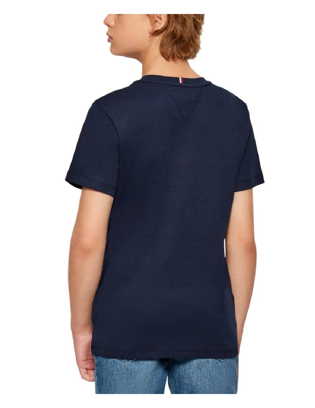Camiseta Varity Interlock Azul Tommy Hilfiger