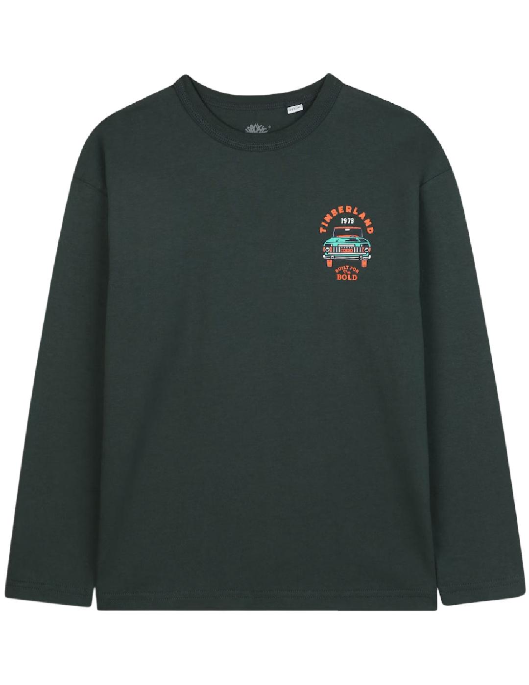 Camiseta Car Dark Green Timberland