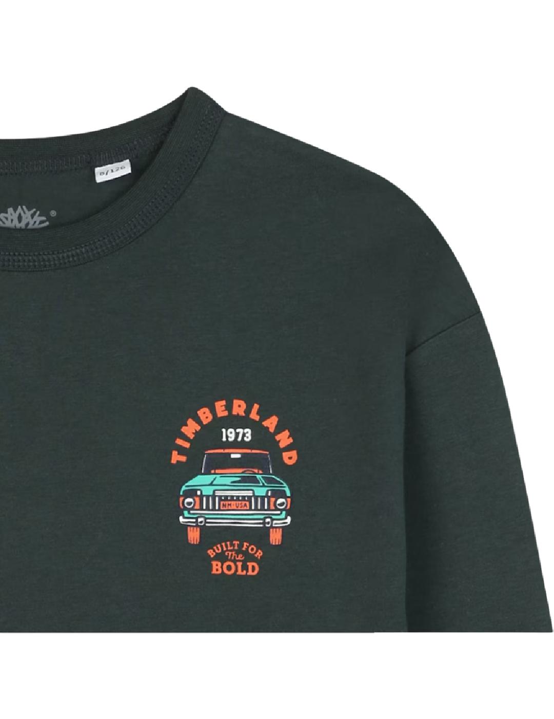 Camiseta Car Dark Green Timberland