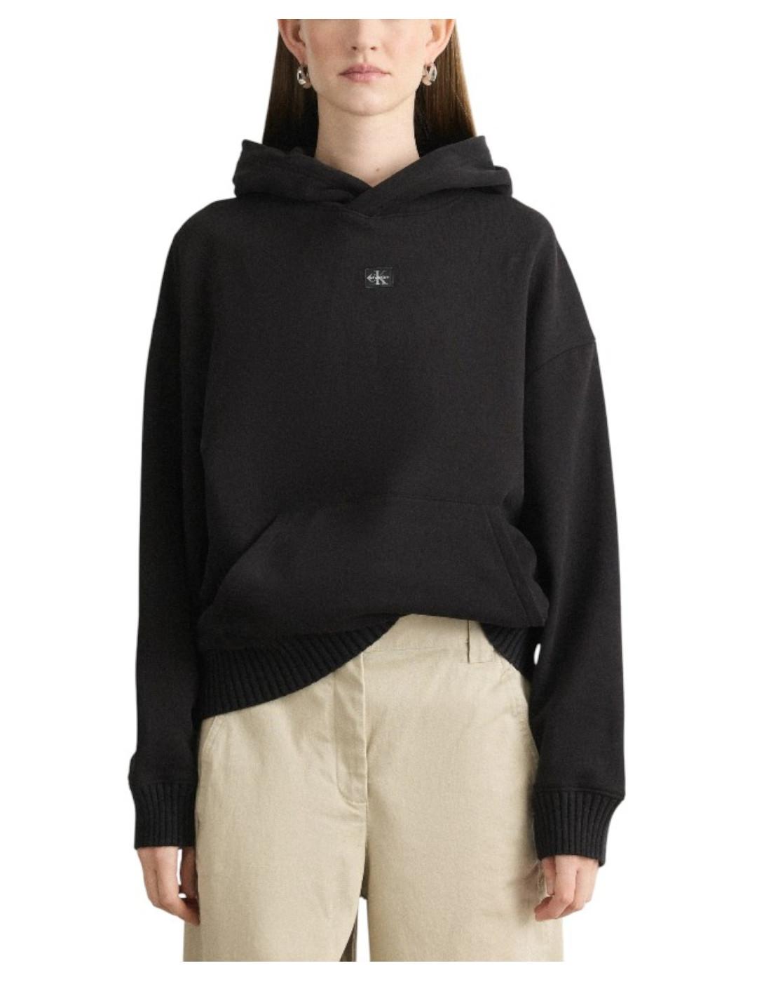 Sudadera Woven label Calvin Klein