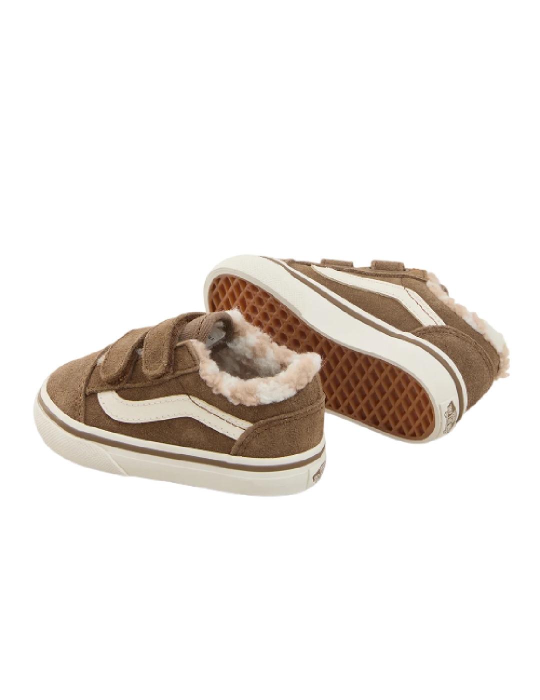 Zapatilla Old Skool V Cozy Sepia Vans
