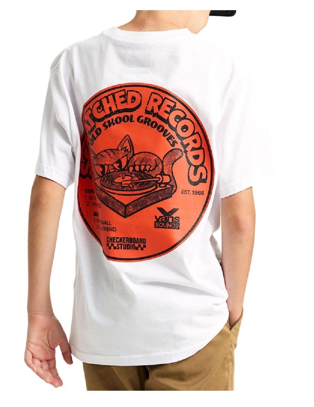 Camiseta Scratched Records Vans