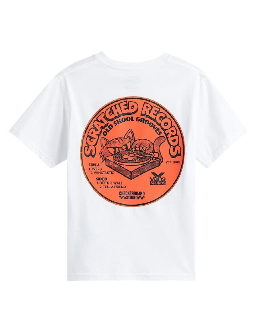 Camiseta Scratched Records Vans
