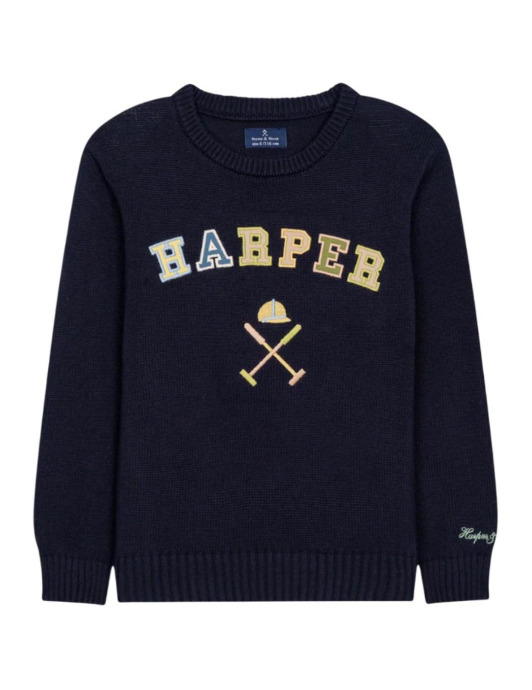 Jersey Retro Navy Harper&Neyer