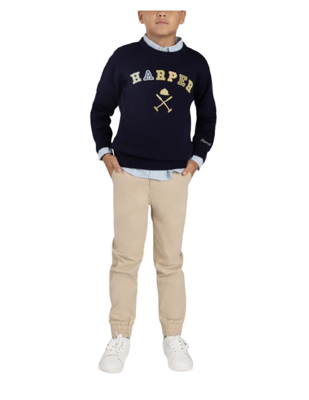 Jersey Retro Navy Harper&Neyer